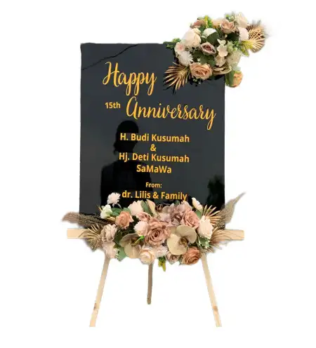 Papan Bunga Akrilik Leuwimunding